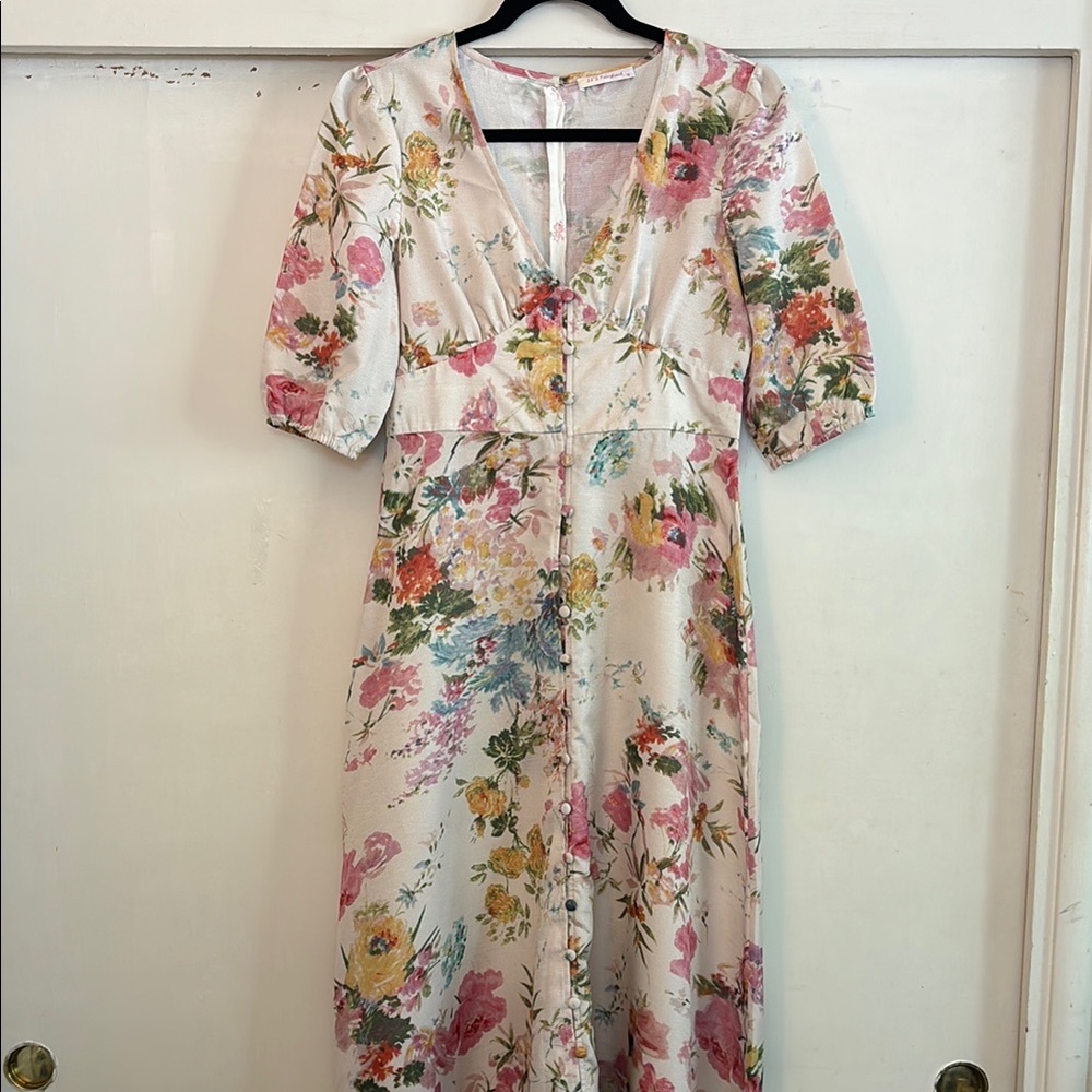 Floral Print Maxi Dress